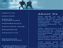 Tablet Screenshot of haiadvisors.com